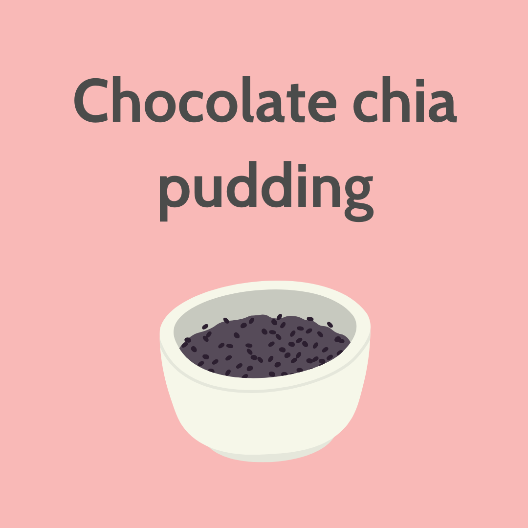 Chocolate chia pudding - with a protein kick!